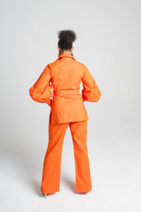 African Print Set in Ruvheneko (Light/Illumination) | Bishop Sleeve Top & Bootleg Pants | Akanaka Collection