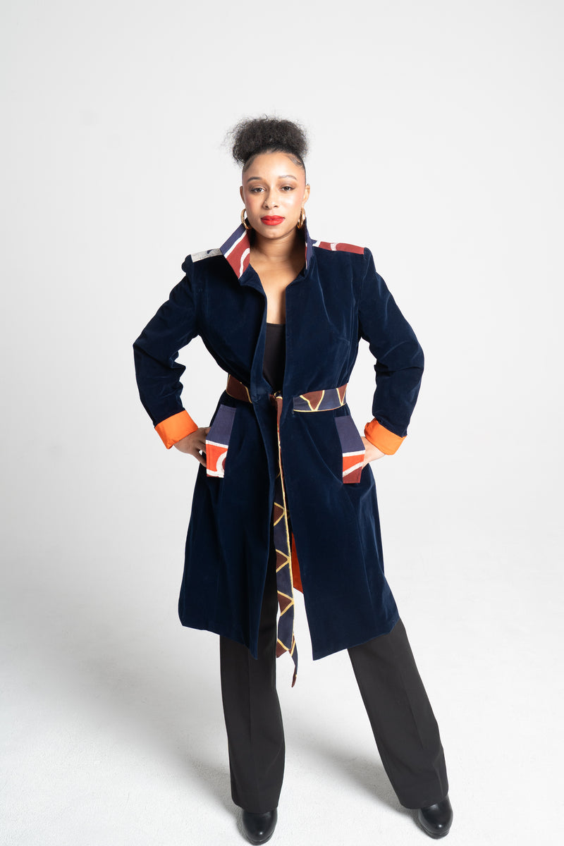 Ruyevo Hand-Painted Batik Jacket | Artisan Zimbabwean Wildlife Artwear | Unique 100% Cotton Outerwear